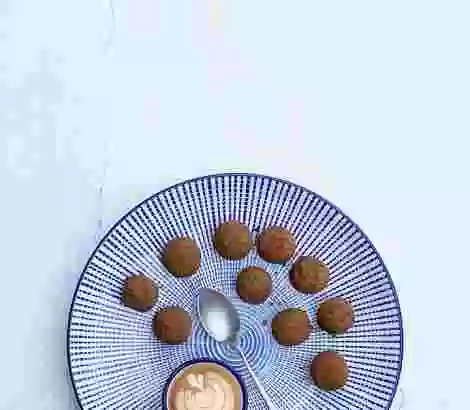 Trufas de sobao y café