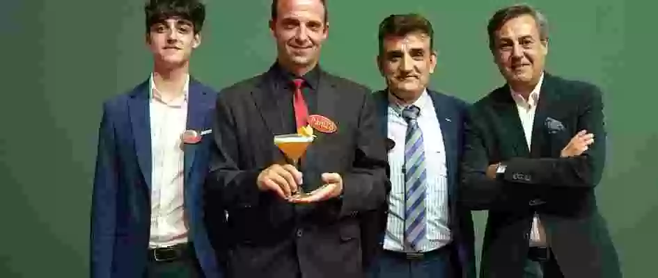 El cóctel Temere, del barman vasco Gorka Narciso Lerchundi, mejor cóctel de orujo de España