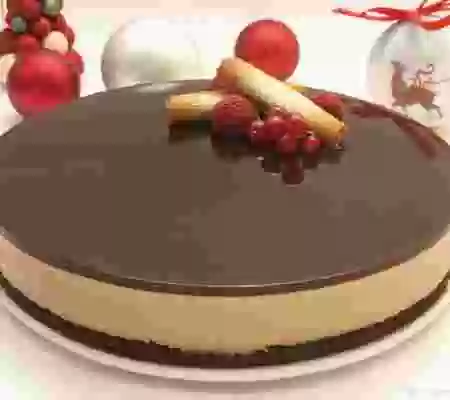 Tarta de chocolate blanco y Crema de Orujo Panizo