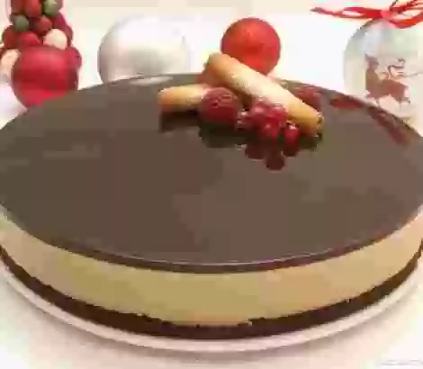 Tarta de chocolate blanco y Crema de Orujo Panizo