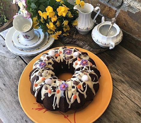 BUNDT CAKE DE CREMA DE ORUJO Y CHOCOLATE
