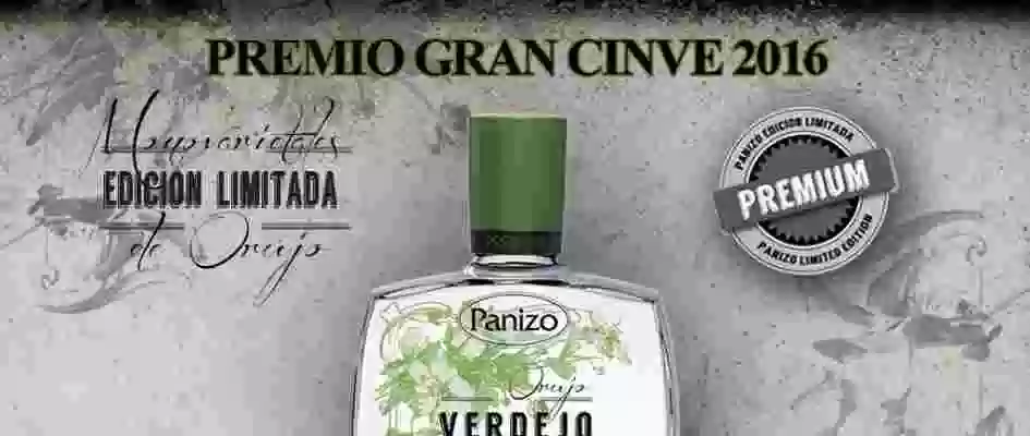 EL AGUARDIENTE MONOVARIETAL VERDEJO DE PANIZO, PREMIO GRAN CINVE 2016