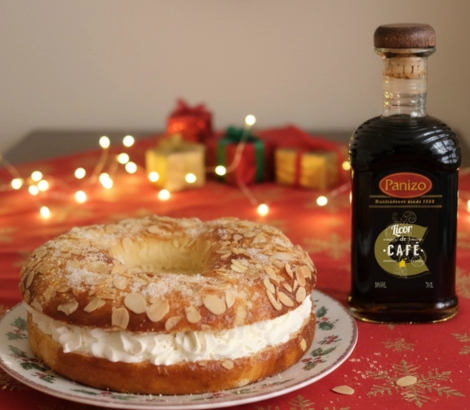 Roscón de Reyes con Licor de Café Panizo