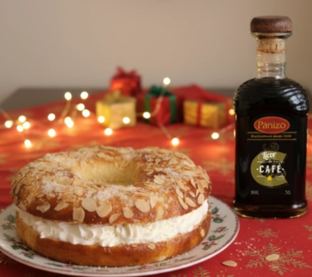 Roscón de Reyes con Licor de Café Panizo