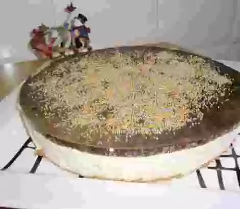 Tarta de queso con Crema de Orujo Panizo y gelatina de café