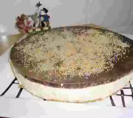 Tarta de queso con Crema de Orujo Panizo y gelatina de café