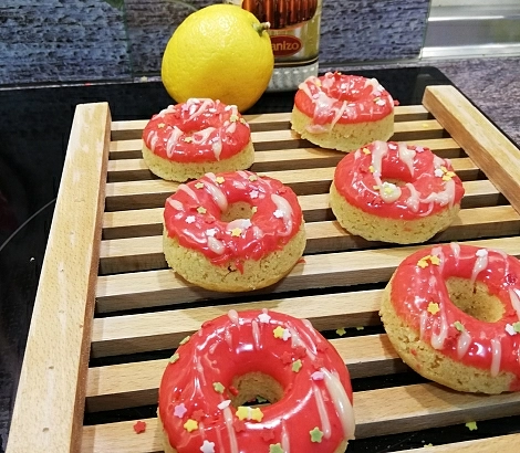DONUTS DE CREMA DE ORUJO Y LIMÓN