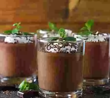 Mousse de Chocolate y Crema de Arroz con Leche Panizo