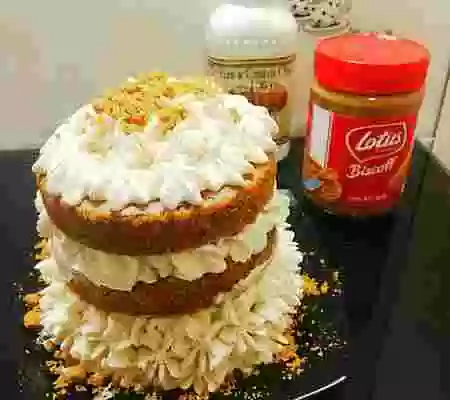 tarta de galletas lotus y crema de orujo